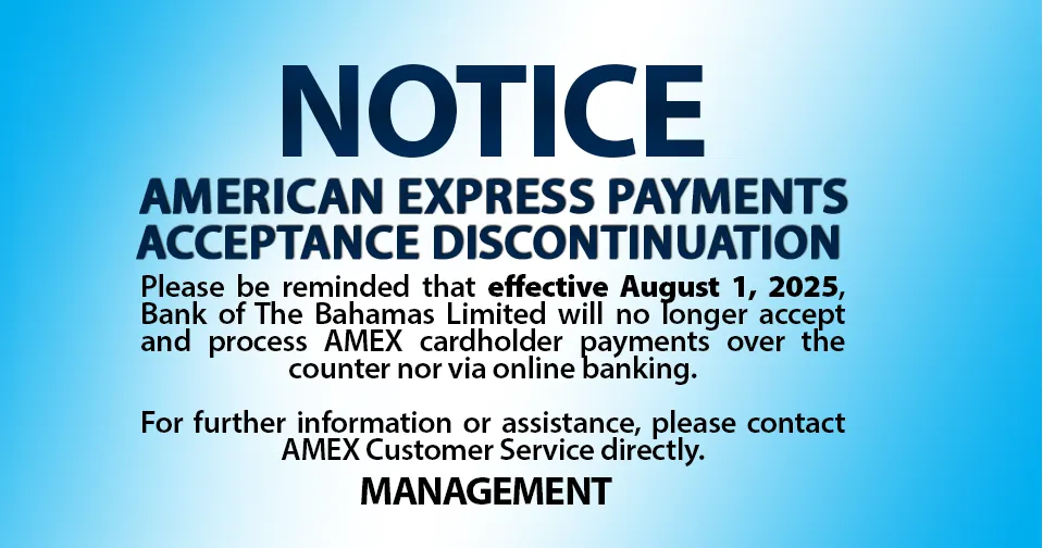 American Express Payments Acceptance Discontinuation